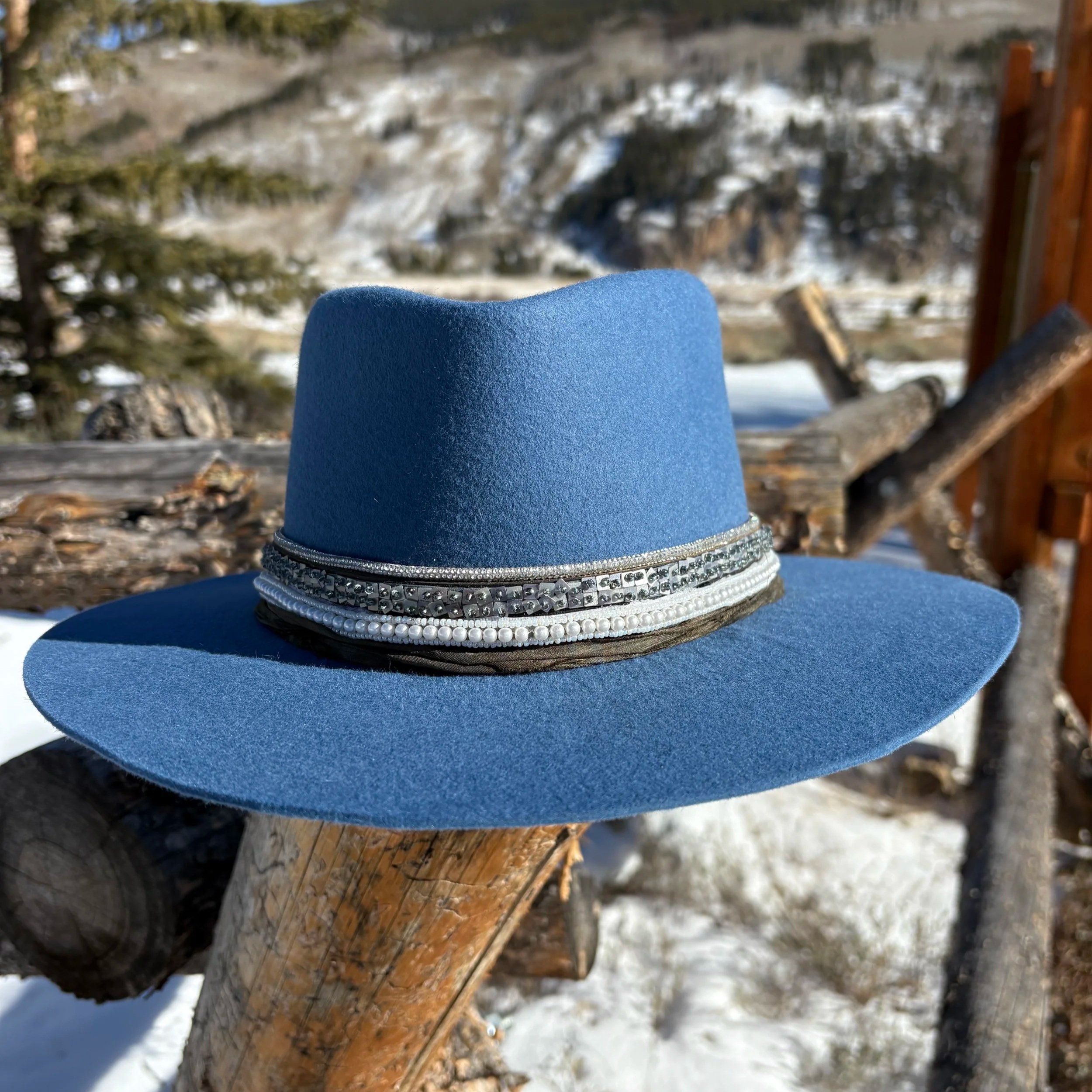 Western Teardrop Hat — 100% Rabbit Felt (160-Gram Mid-Weight) 31 Colors