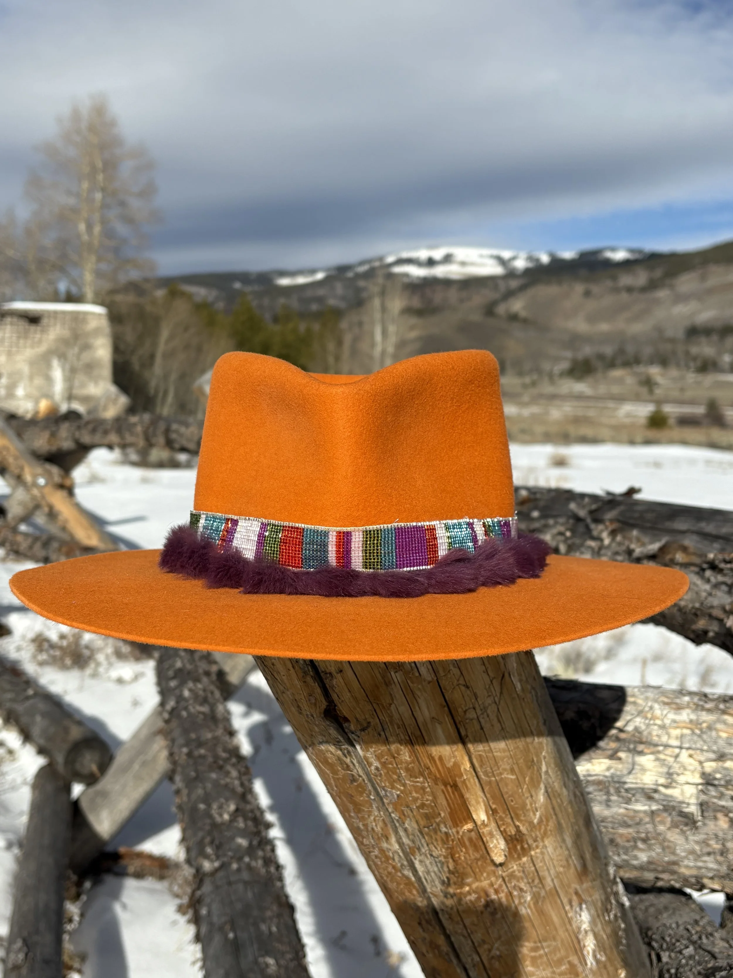 Western Teardrop Hat — 100% Rabbit Felt (230-Gram Dress Weight) 31 Colors