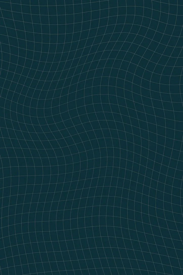 A digital grid pattern of wavy lines on a dark background, resembling a 3D mesh or abstract data visualization.