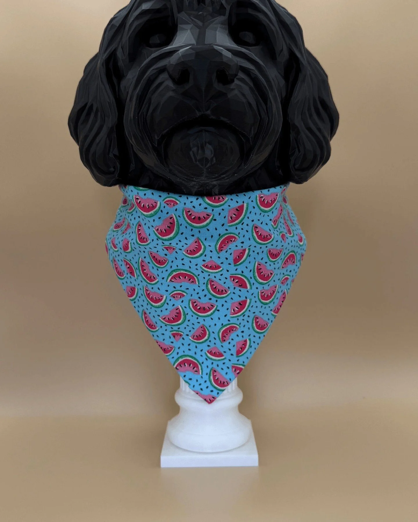 Fresh, fun, and ready for sunny days 🍉

The Juicy Melon Pop Dog Bandana brings bright summer vibes to every walk. Designed to be reversible so your pup gets two looks in one, and finished with a comfortable elastic neck strap for easy, stress-free w
