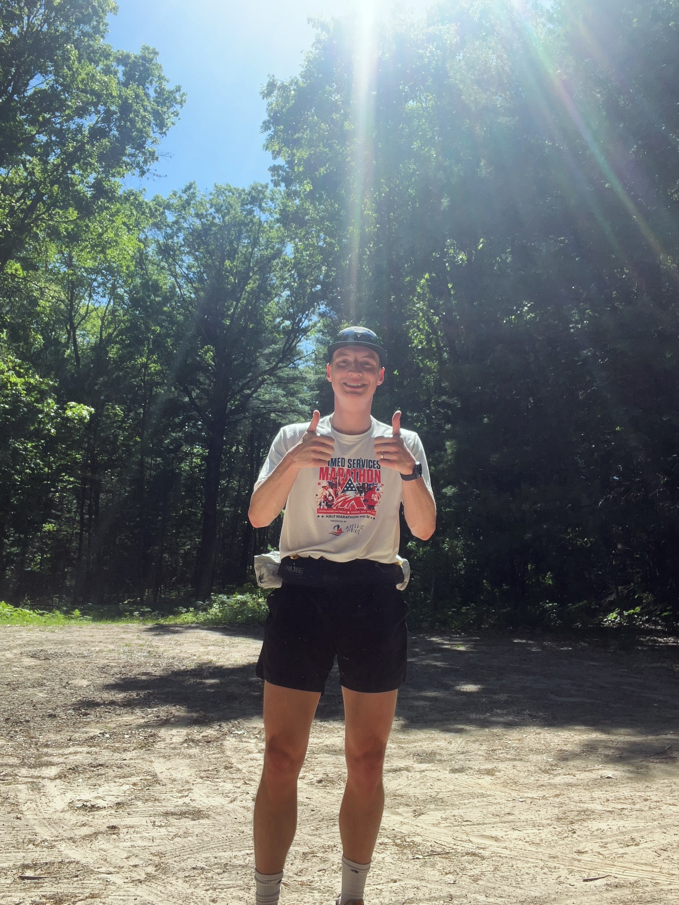 I have my first ultramarathon race coming up this Saturday! The Waterloo-Pinckney 50 miler. I did a nice and easy 4 mile run to test out the race kit today. I might opt for a more compact rain jacket, but this one will work if need be. I&rsquo;m feel