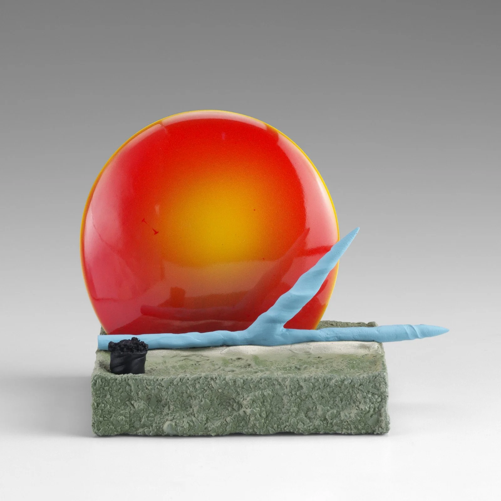 

Mint From Memory, 2018 Ceramic, glaze, catalyzed polyurethane, epoxy resin 4½ × 5½ × 4½ in.
