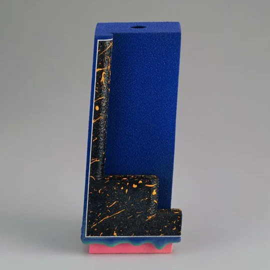 Blue Two-step, 1982
ceramic, 8.25 x 3.75 x 3.5 in.