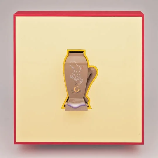 Untitled (ghost bottle box), 1996
mixed media, 13 x 13 x 2 (box) in.