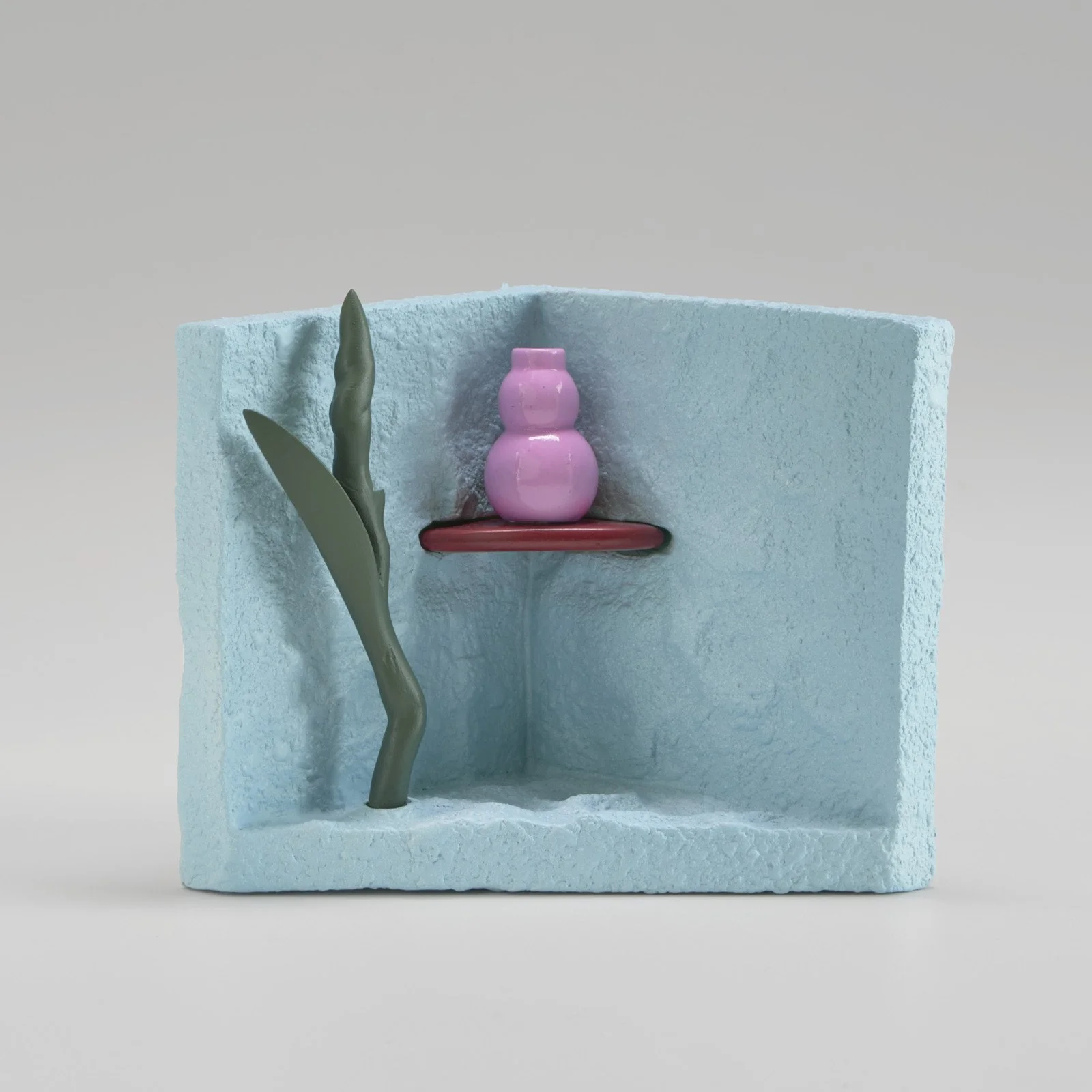 Pink Flamenco, 2021 Ceramic, catalyzed polyurethane, and epoxy resin 4 × 5¼ × 3 in