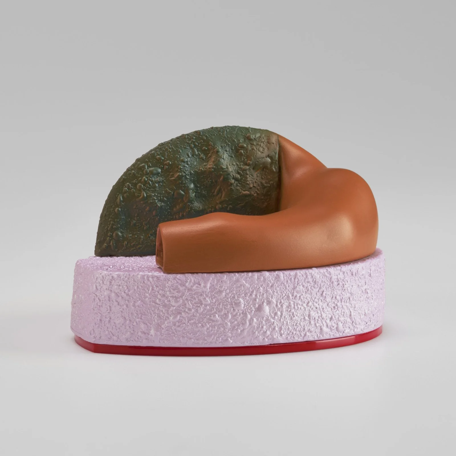 Necessary Obstacles, 2021 Ceramic, catalyzed polyurethane, epoxy resin, and acrylic 3¼ × 5½ × 4¼ in.