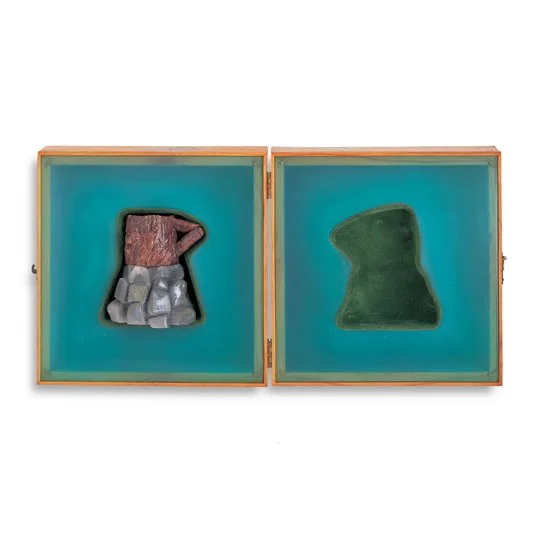 Tahoe Cup, 1969
mixed media, 9 x 18 x 2 1/4 in.