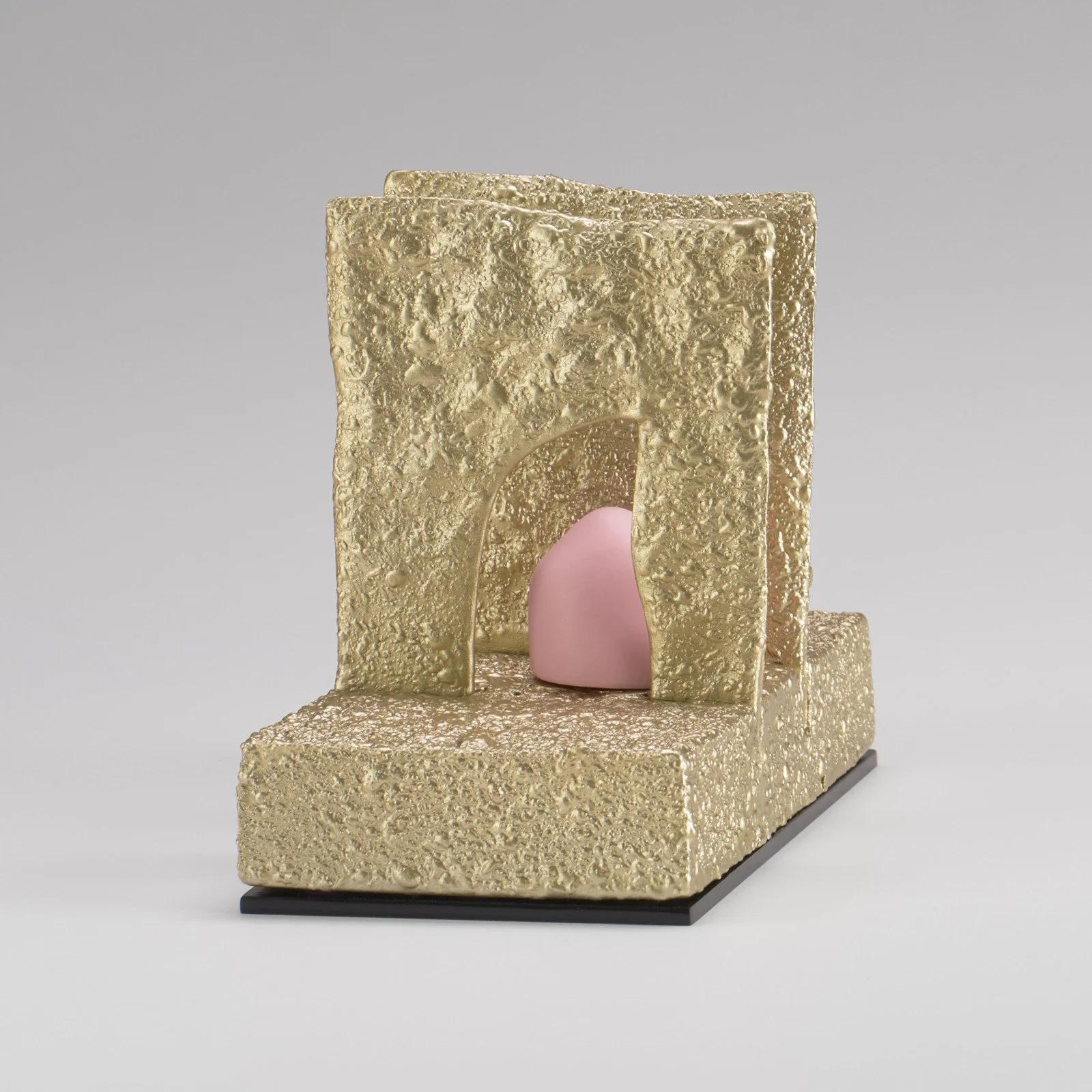 Open Invocation, 2022 Ceramic, porcelain, catalyzed polyurethane, acrylic, epoxy resin 4⅜ × 5⅜ × 3 in.