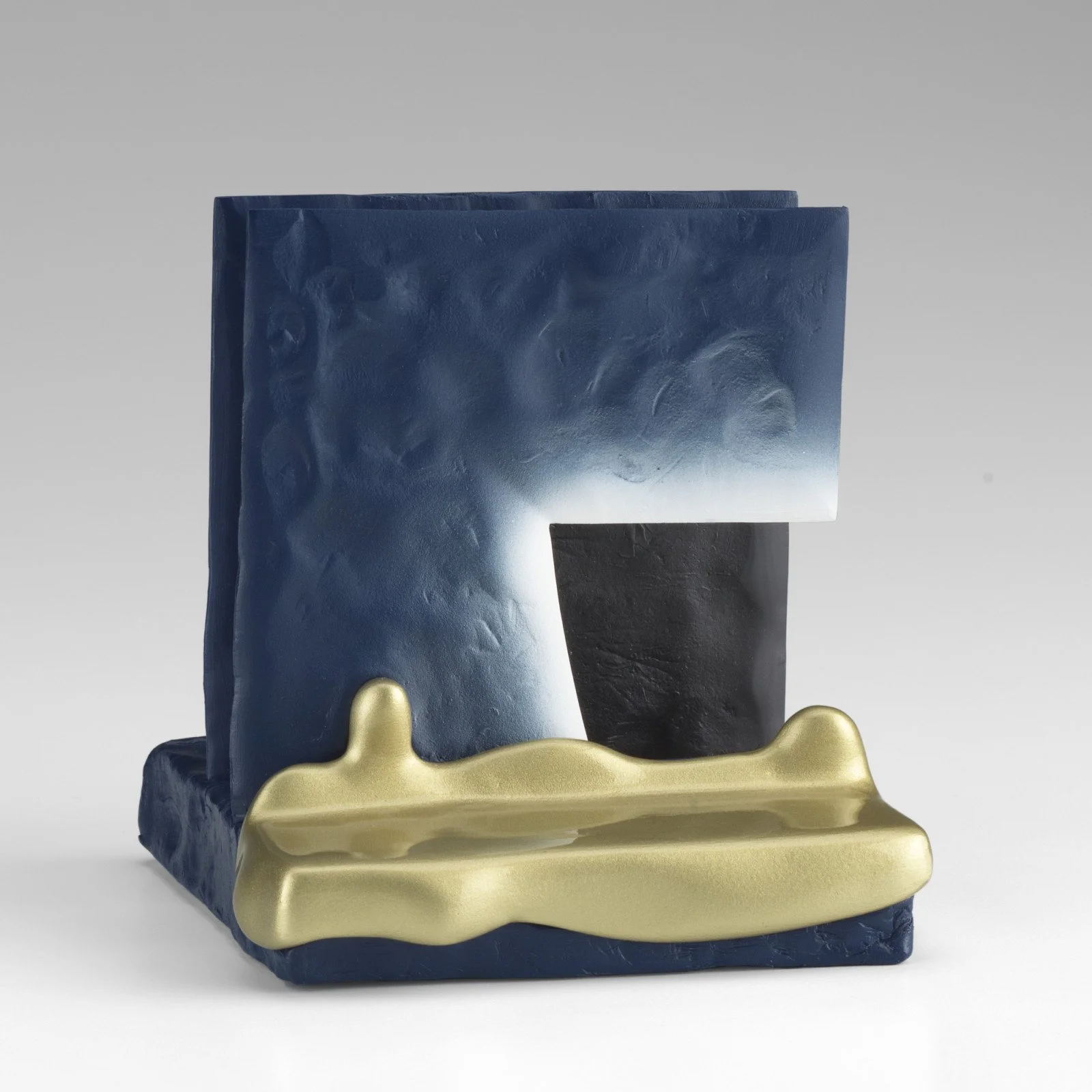 

Paunchy Pilot, 2018 Wood, catalyzed polyurethane, epoxy resin 5 × 5¾ × 4½ in.
