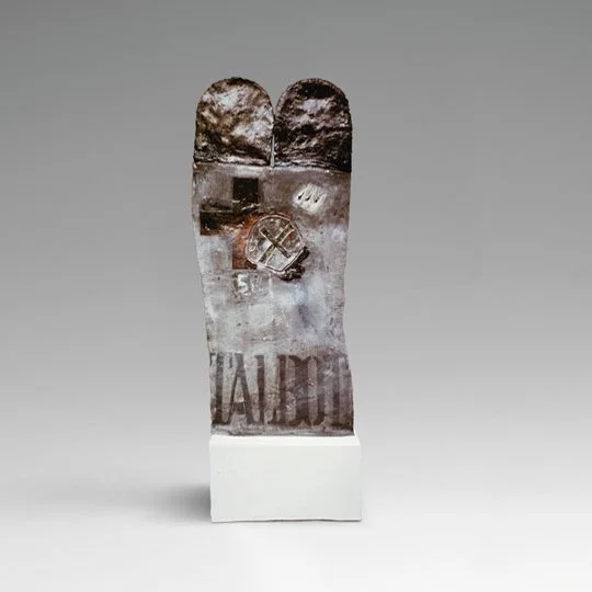 Talbot Tombstone, 1961-62
ceramic, approx. 26 in. high