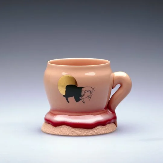 Elephant Shadow Cup, 1993
ceramic, 2.25 x 3.5 x 2.5 in.