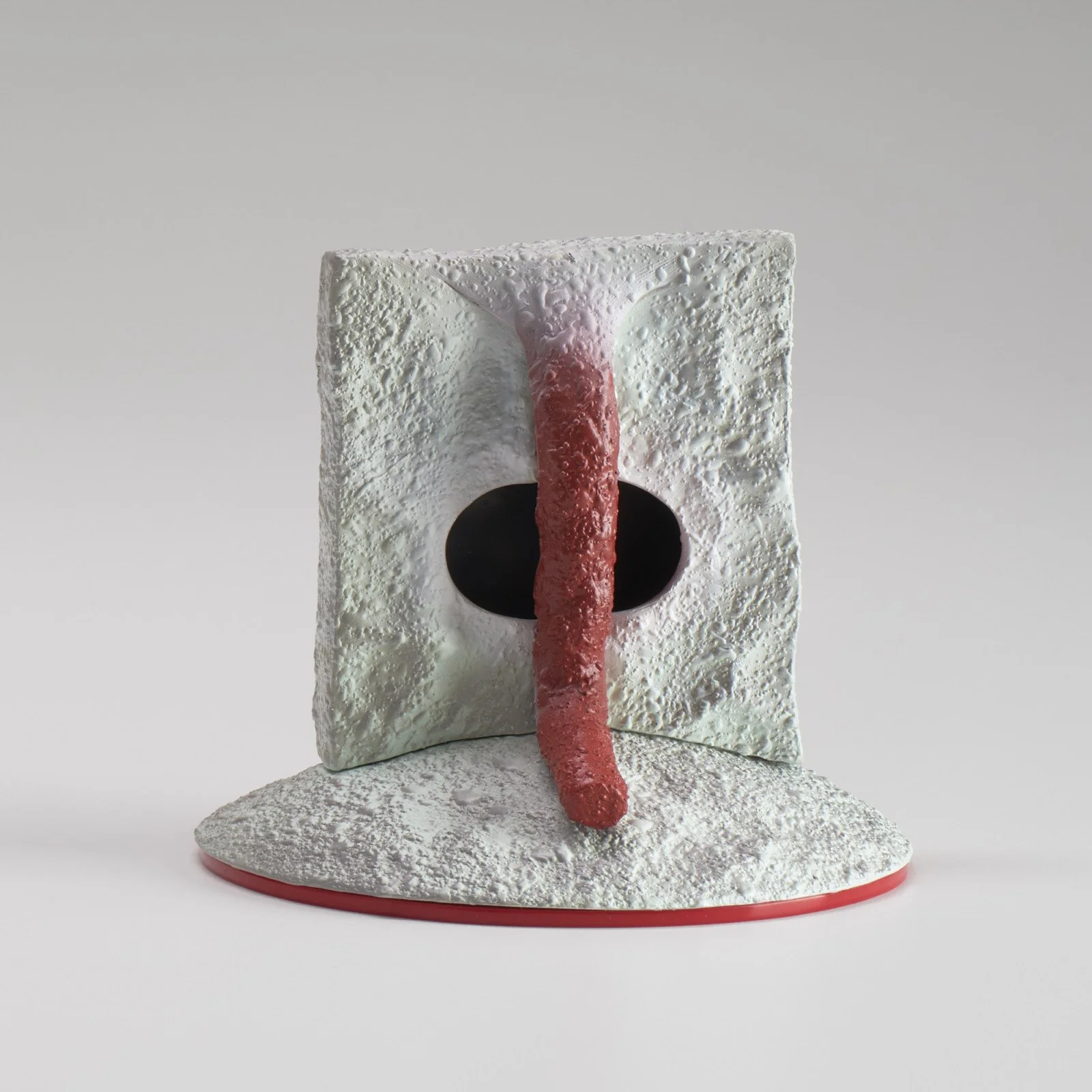 Jay’s Peg, 2023 Ceramic, catalyzed polyurethane, acrylic, epoxy resin 4½ × 5 × 5 in.