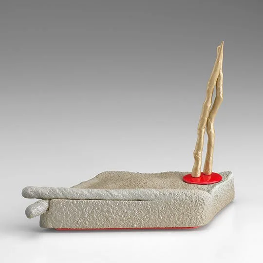 Feline Bohemia, 2013
mixed media, 5.75 x 7.38 x 3.75 in