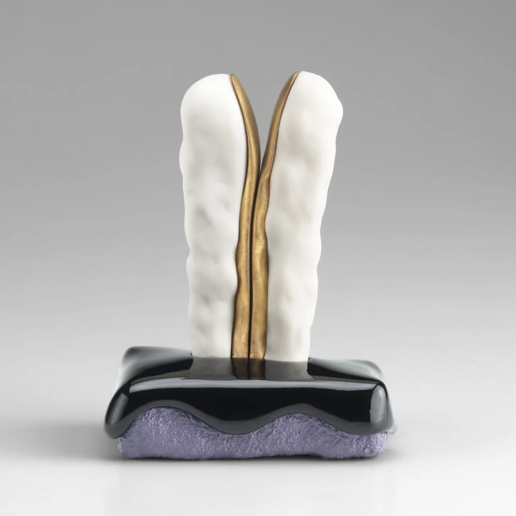 Message to Raphael, 2016
Ceramic, glaze, porcelain, catalyzed polyurethane, epoxy resin, acrylic 5.5 x 4.5 x 2.5 in.