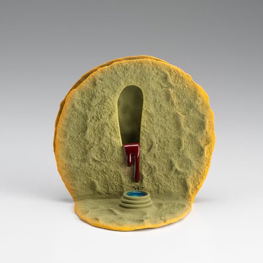 Colonel of Truth, 2010
ceramic, 5.5 x 5.75 x 7 in.