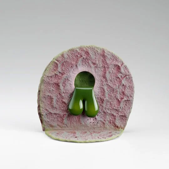 A Guy Limps Into A Soda Fountain…, 2010
ceramic, 5.5 x 5.75 x 6.25 in.