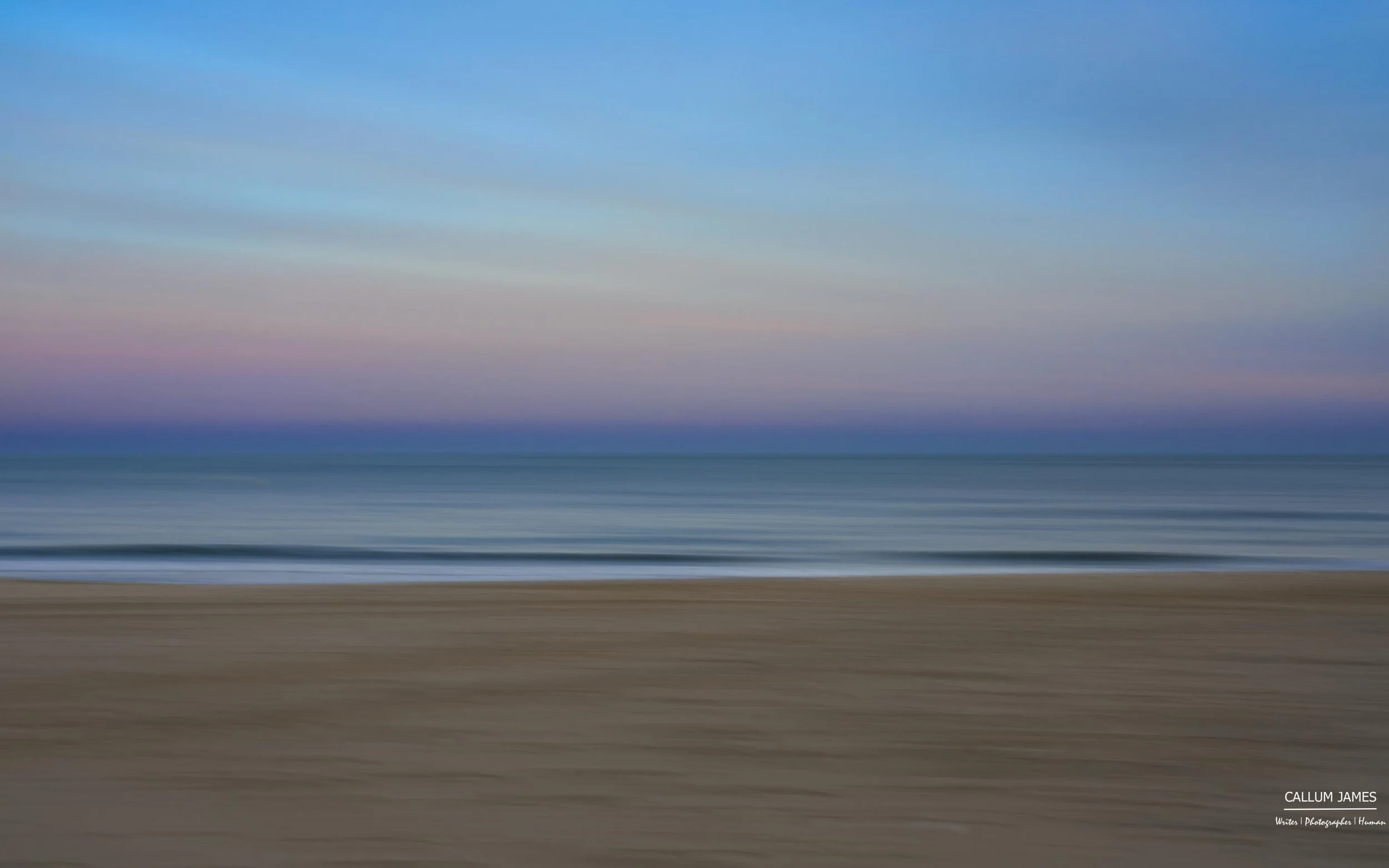 Dusk Mist Across The Bay | Bournemouth Beach