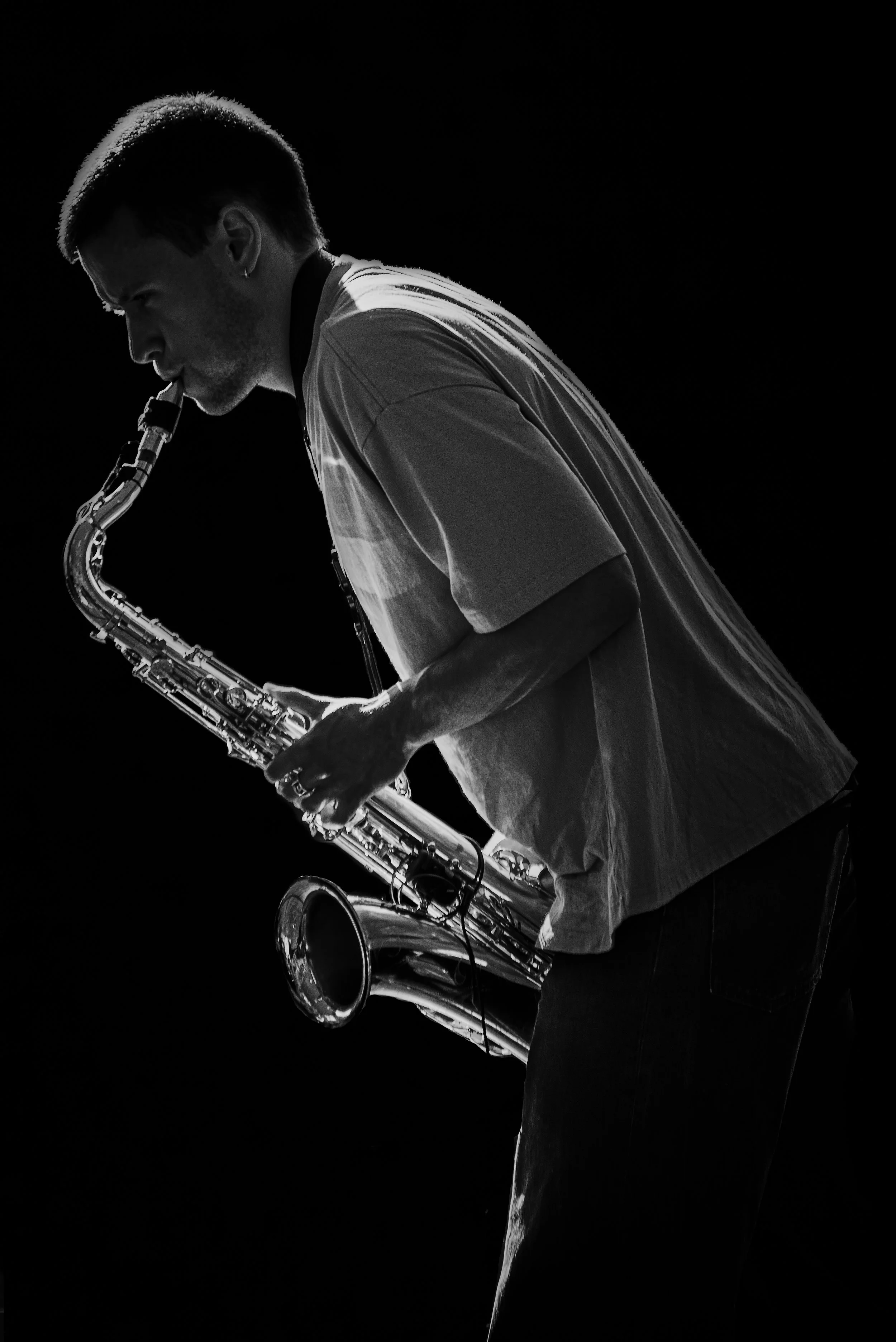 Joe Van Fer Meulen Plays The Sax | Monochrome | Plantfood