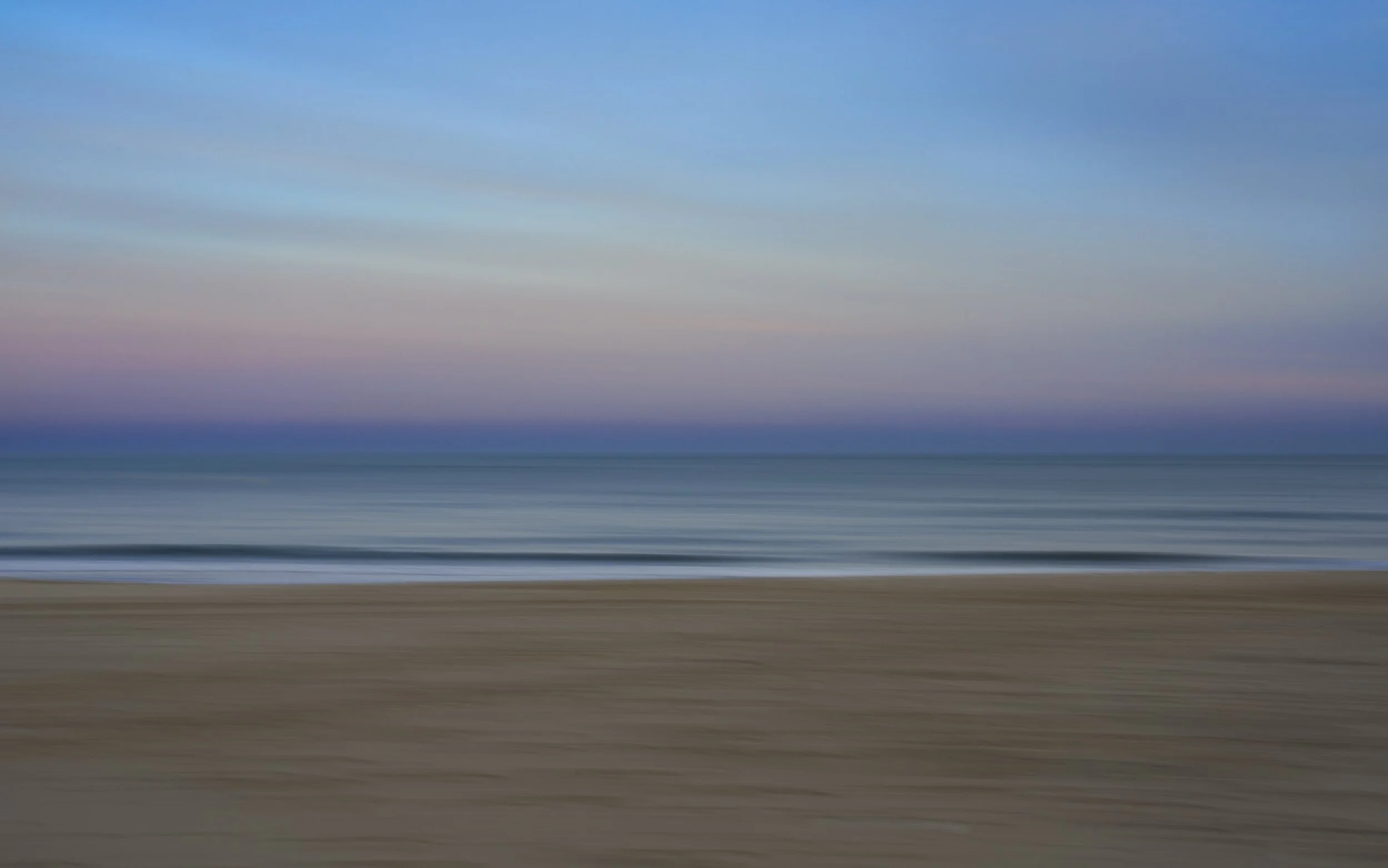 Dusk Mist Across The Bay | Bournemouth Beach