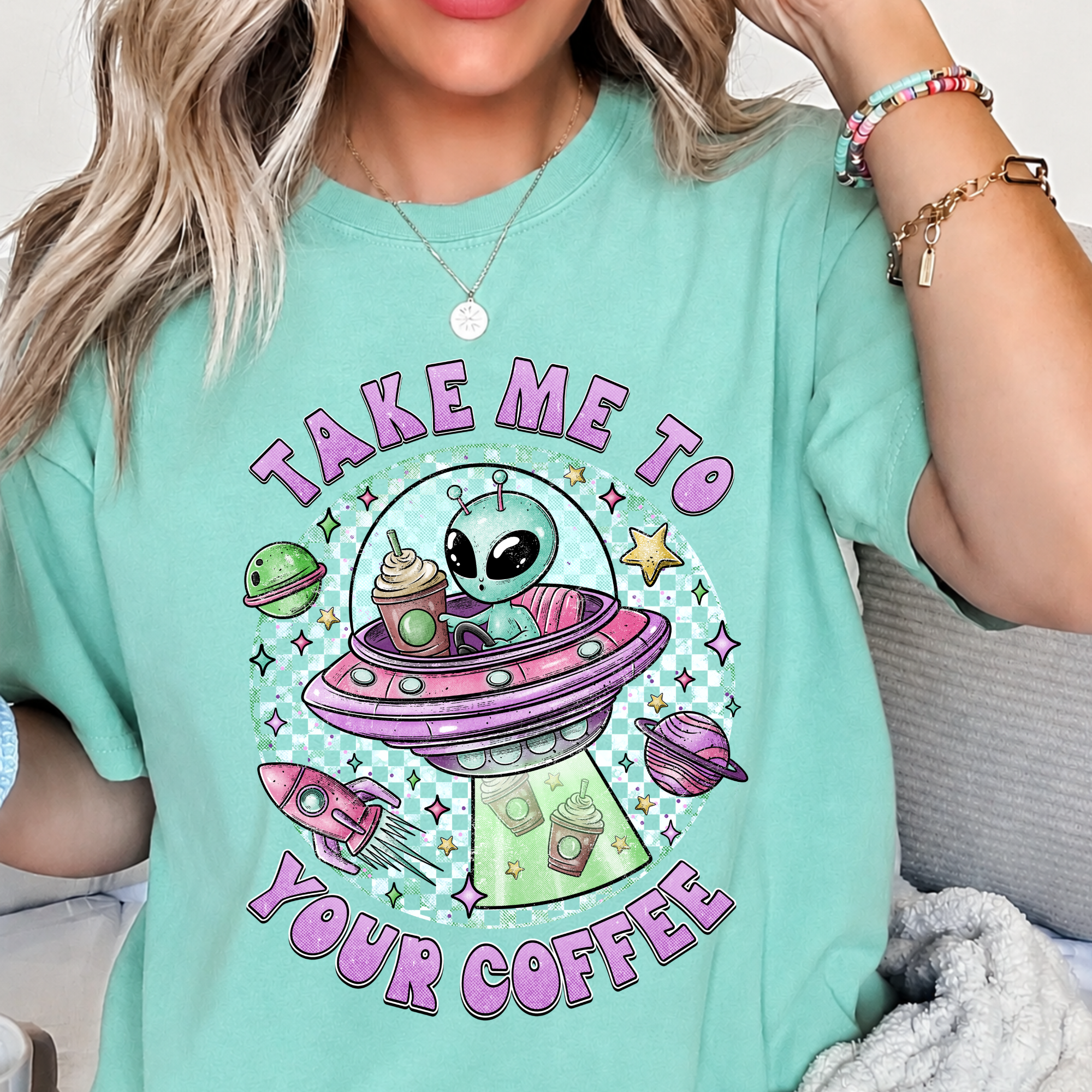 Take Me To Your Coffee Tee