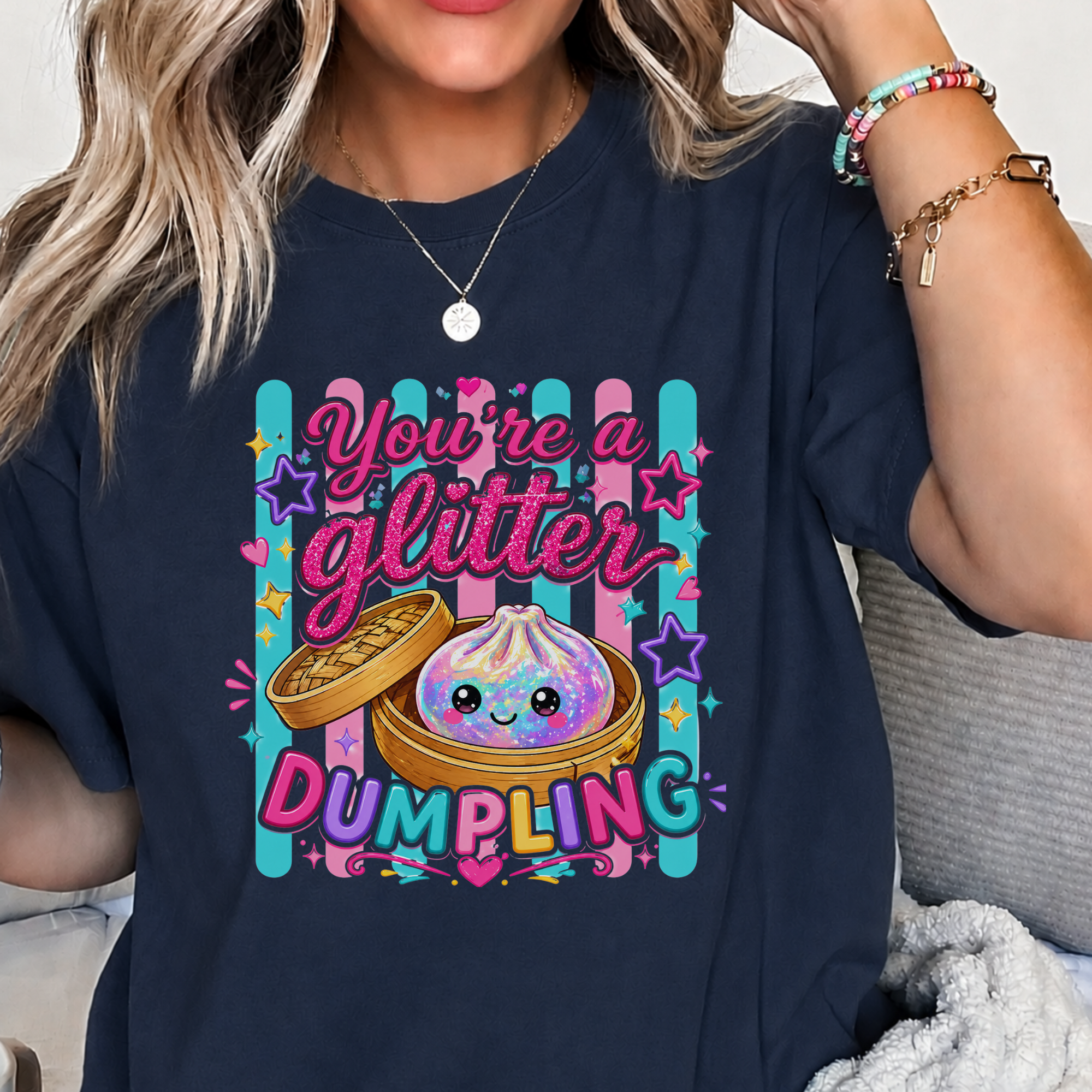 Glitter Dumpling Tee (Youth + Adult)