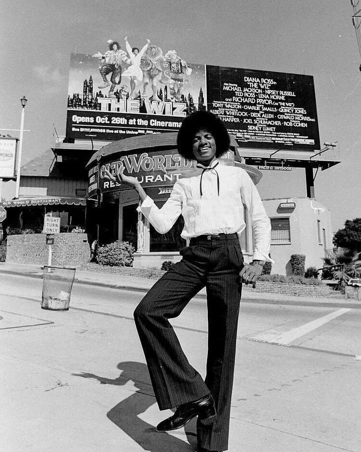&lsquo;The Wiz&rsquo; as advertised on billboards and marquees since 1975. 🫧🖤🌈