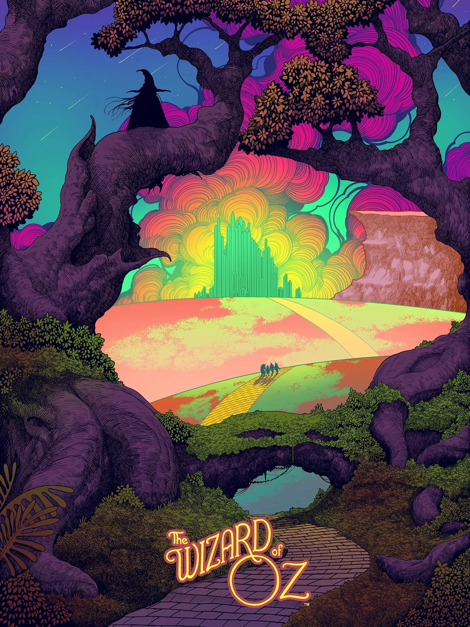 🌈 &ldquo;The Wizard of Oz&rdquo; (1939) poster artwork variants by Ian Permana.
