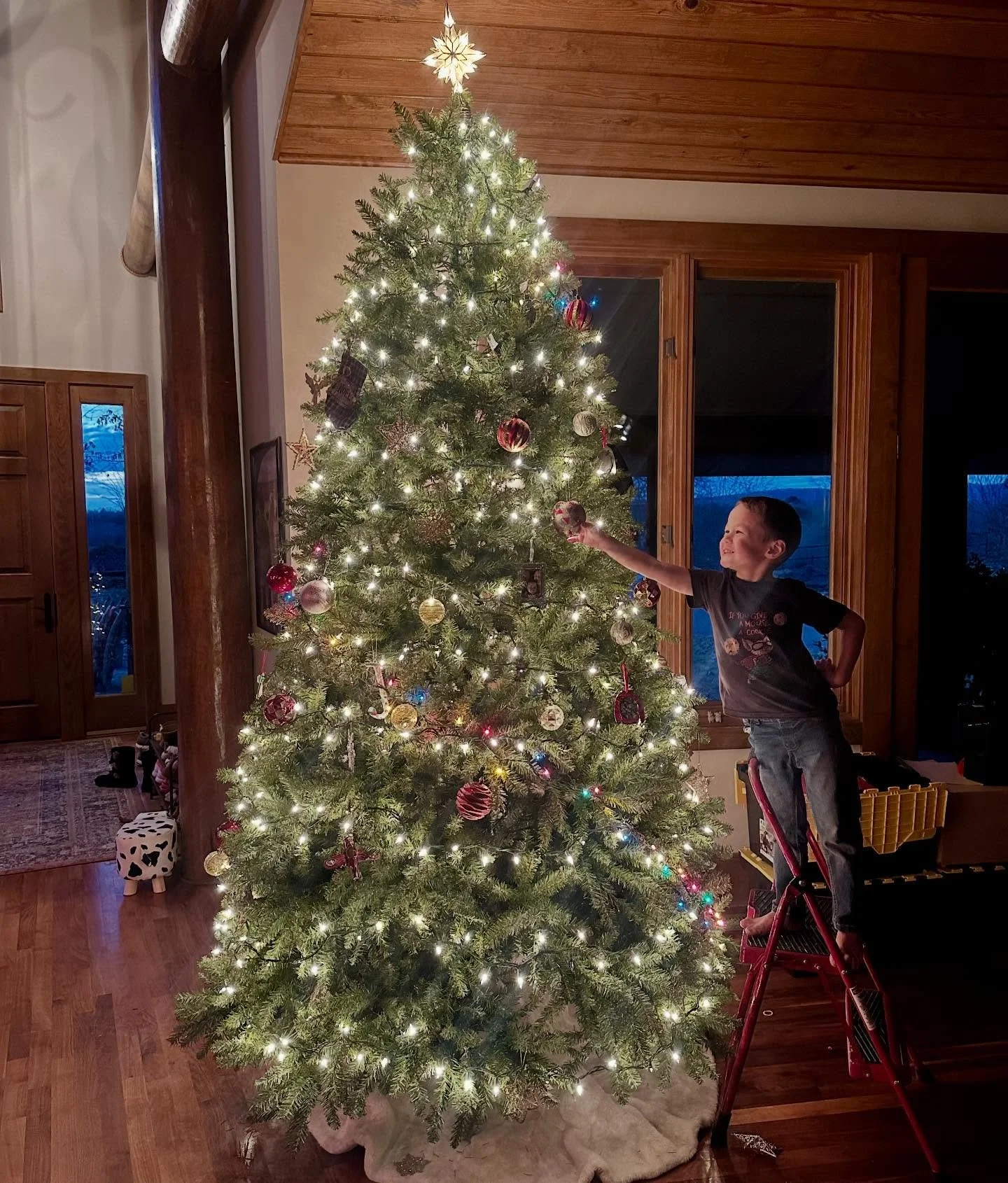 And just like that, our farm house has transformed into Christmas season. Our 5th Christmas here on the farm. So much God&rsquo;s goodness. Incredibly grateful &hearts;️