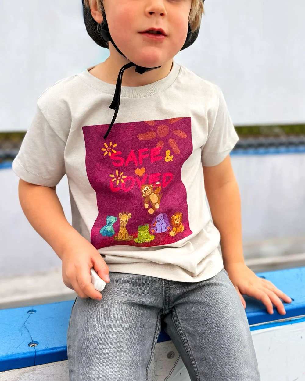 Safe + Loved—Toddler T-shirt