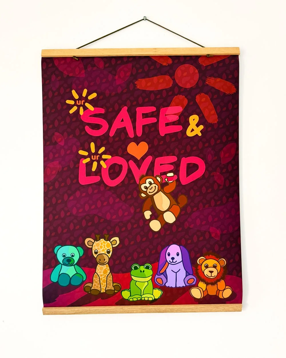 Safe + Loved—Poster
