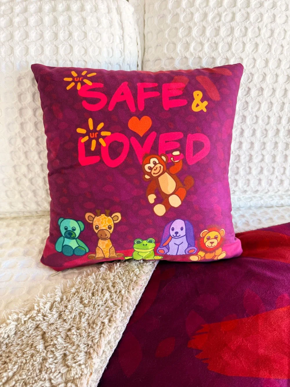 Safe + Loved—Pillow