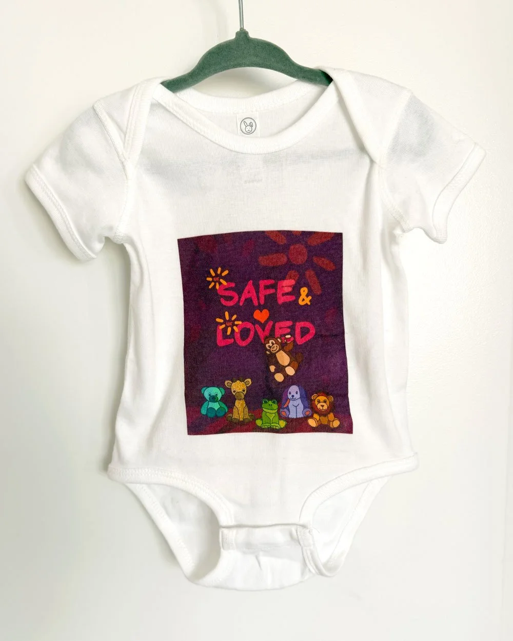 Safe + Loved—Onesie Bodysuit