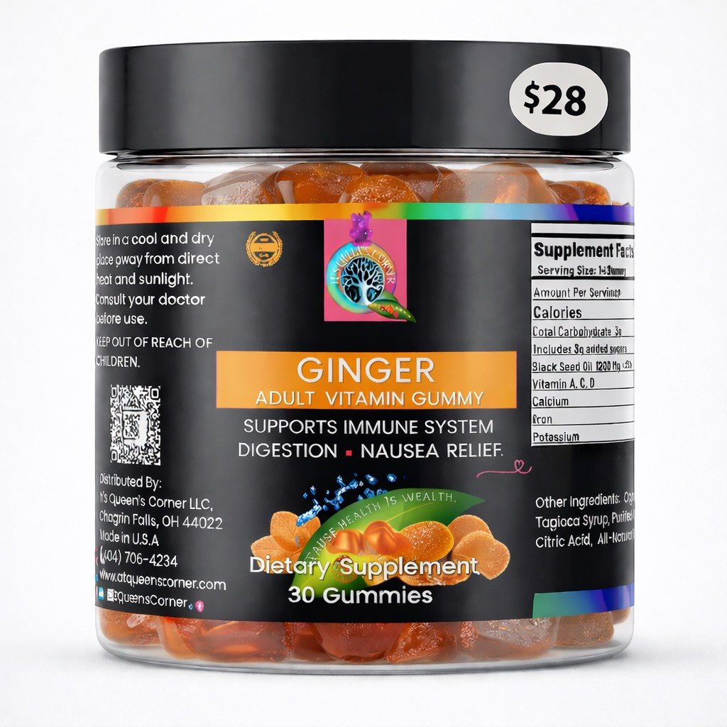 Ginger All- Natural Gummies