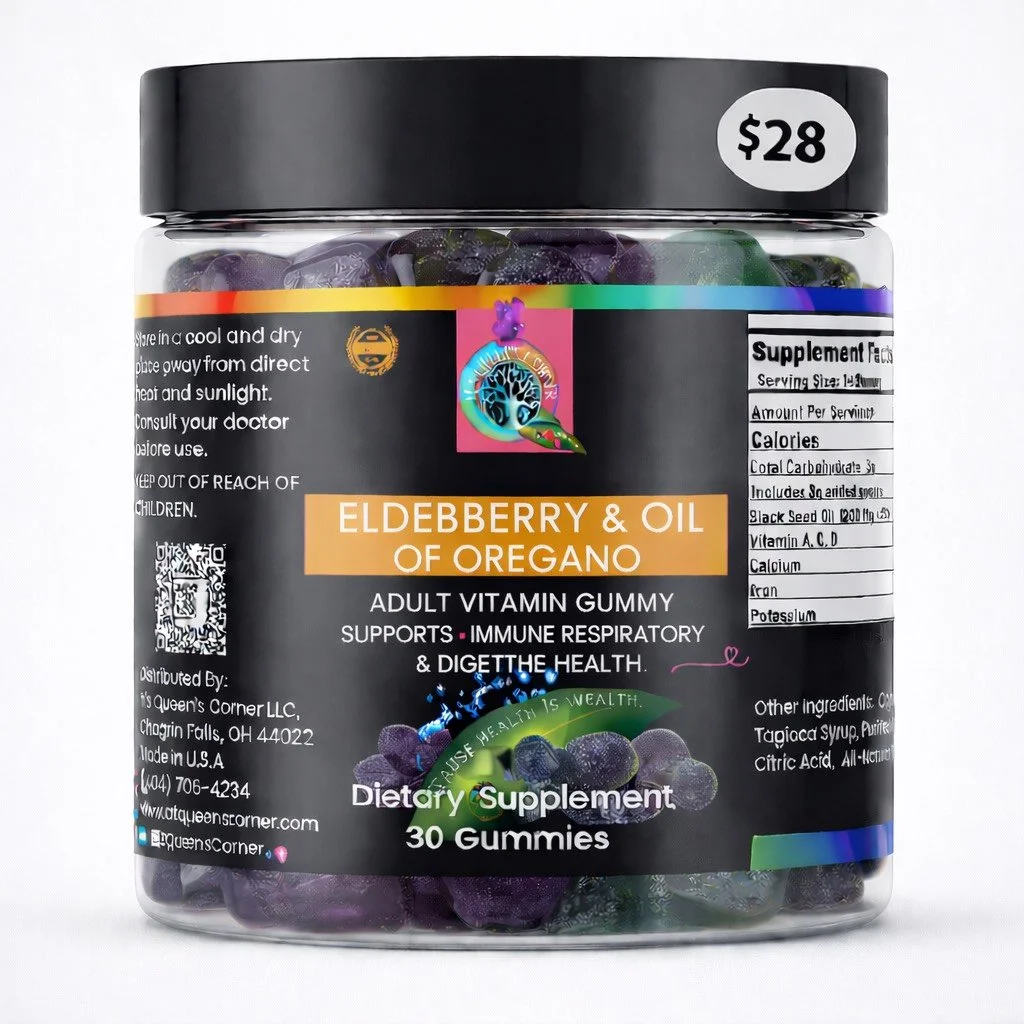 Elderberry + Oil of Oregano Vitamin Gummies