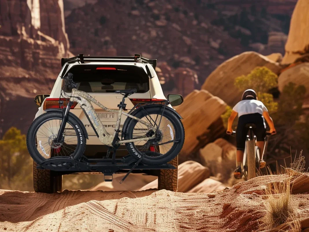 2-Bike Hitch E-Bike Rack