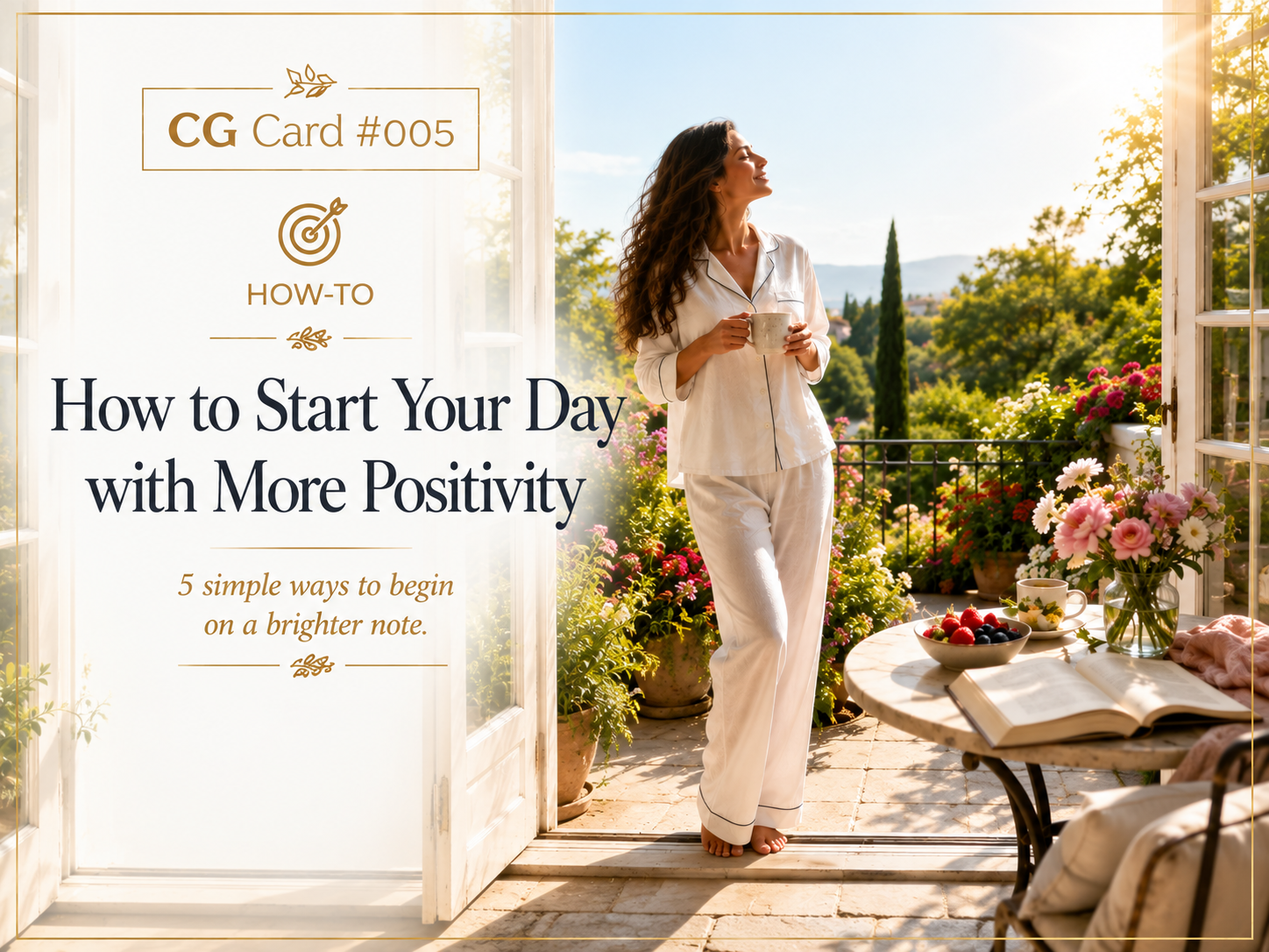 How to Start Your Day with More Positivity | CG Card #005