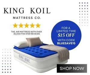 Air Mattress promo code Blue