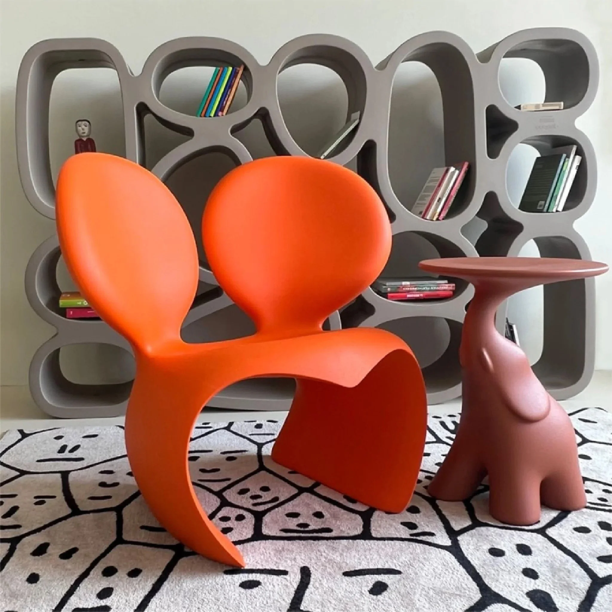 Modern Indoor/Outdoor Accent Chair | Qeeboo Don't F**K With The Mouse