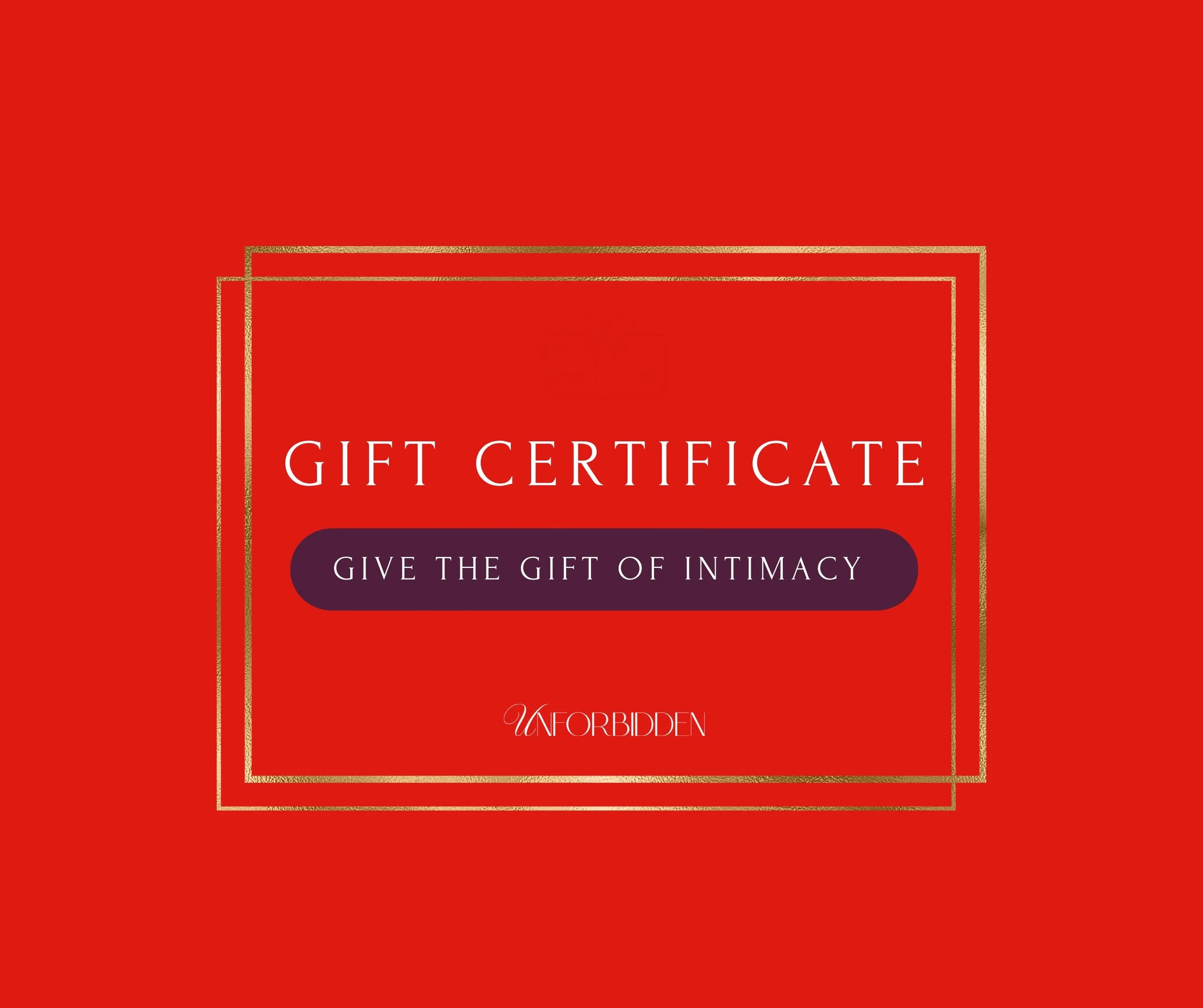 Unforbidden Gift Certificate