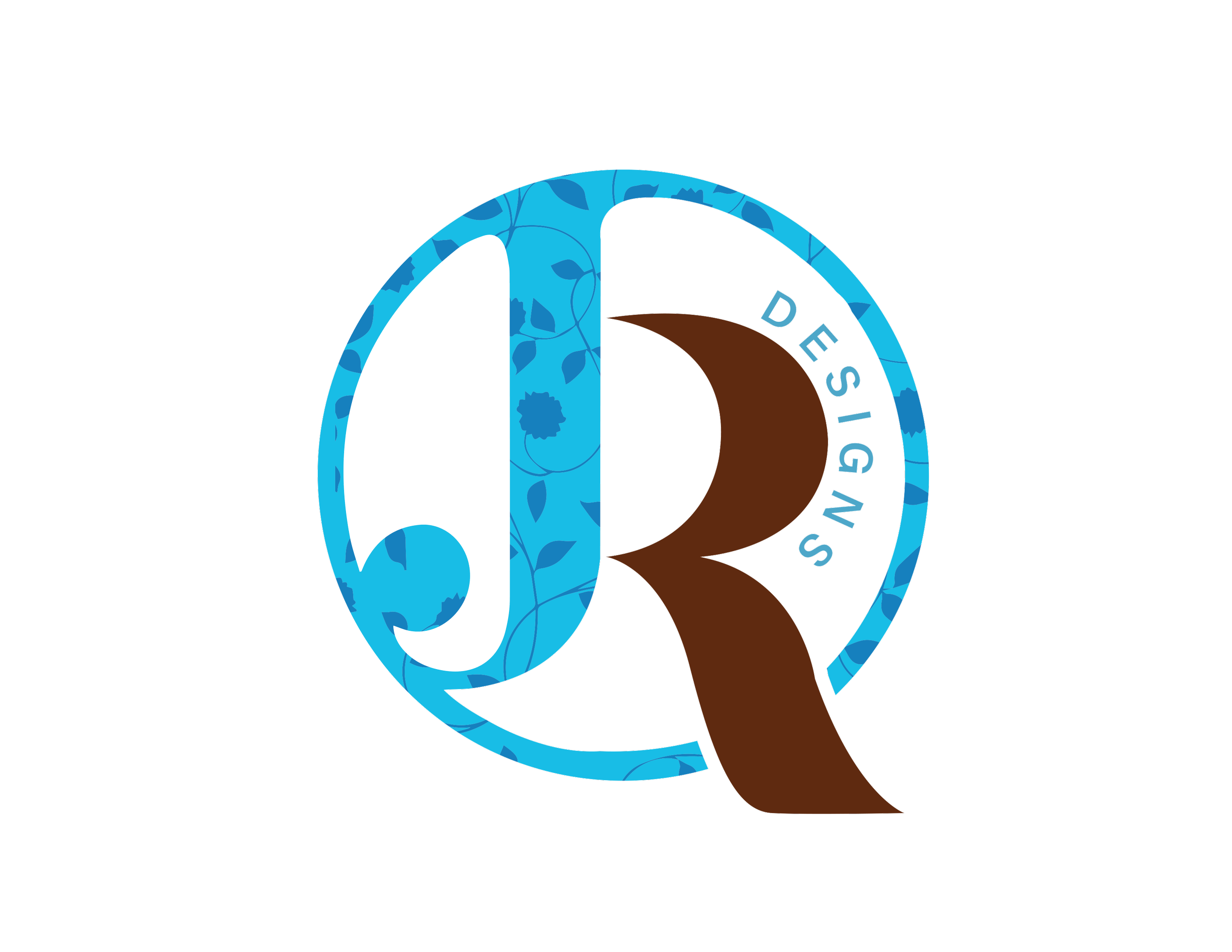 Colorful abstract logo with a circular blue section featuring leaf patterns, a white stylized letter 'D', and a brown curved shape, with partial text 'USINGS' visible.