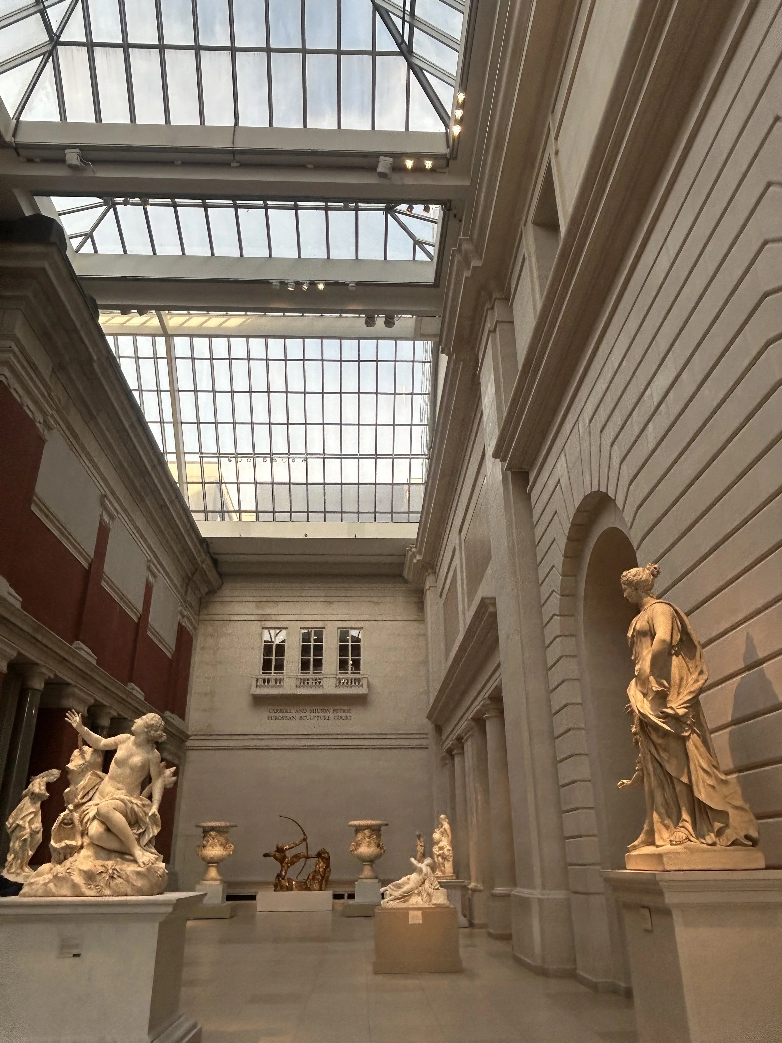 A Quiet Morning at the MET; gallery spaces and collections