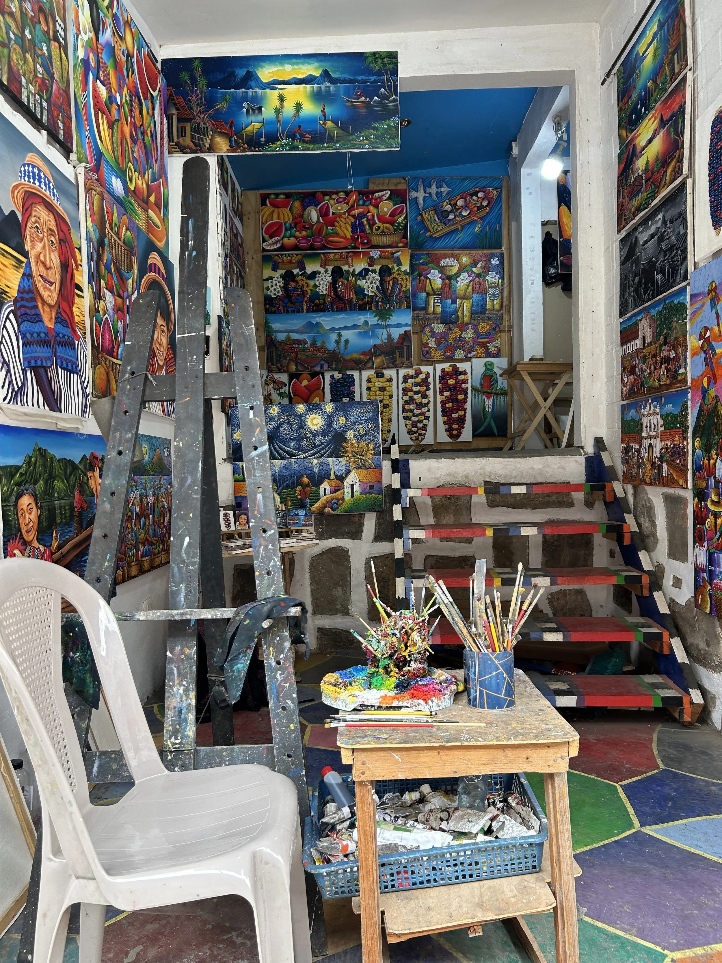 San Juan La Laguna Guatemala paintings.jpg
