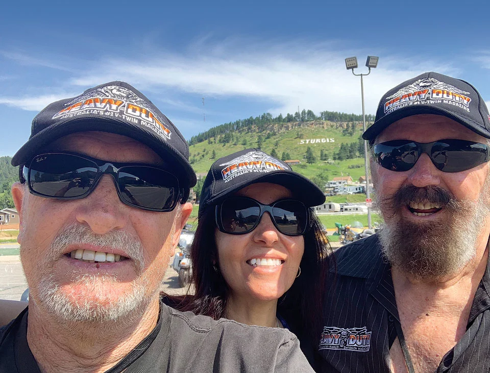 Brum, Viv &amp; Doc at Sturgis