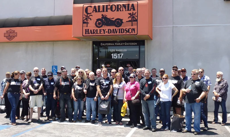 The group at another Harley dealer in L.A..jpg