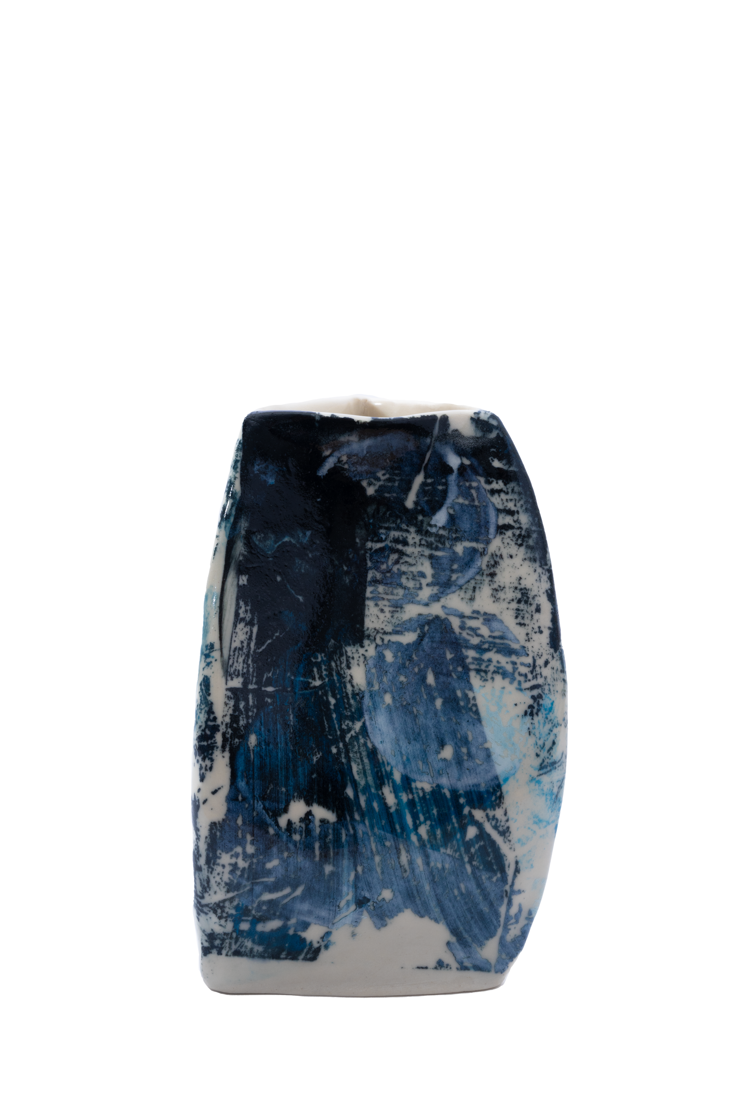 In Shades of Blue Vase