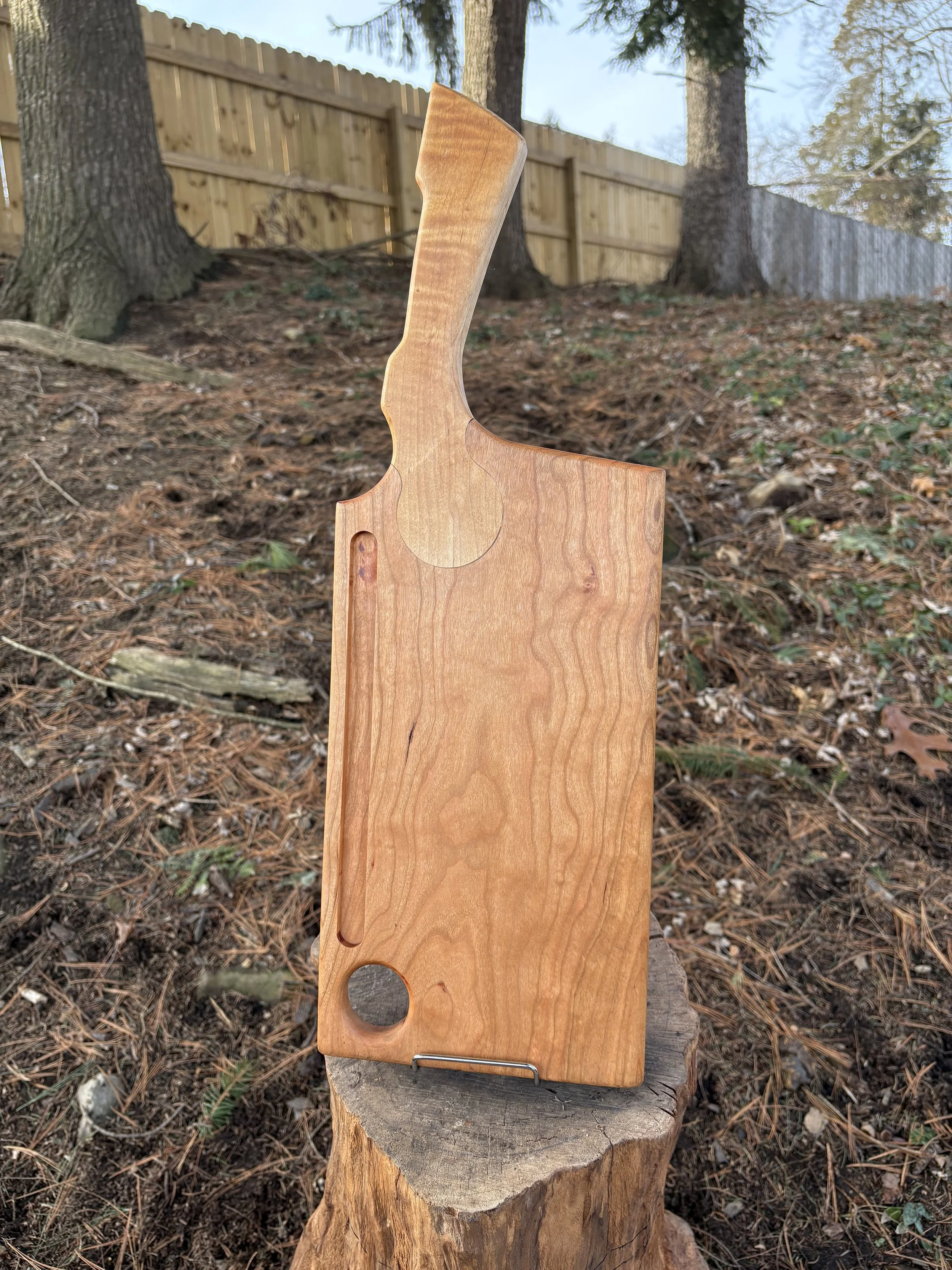 Cleaver Cutting Board ( Cherry & Maple)