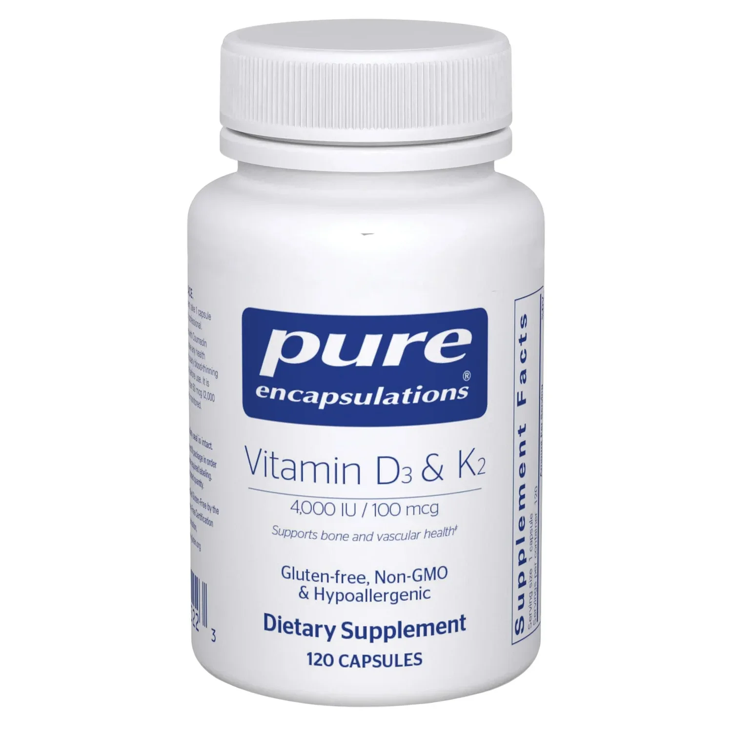Vitamin D3 & K2 (120 Capsules)