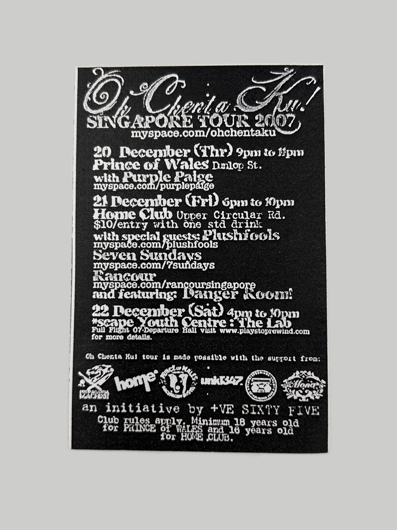 Oh Chenta Ku gig
