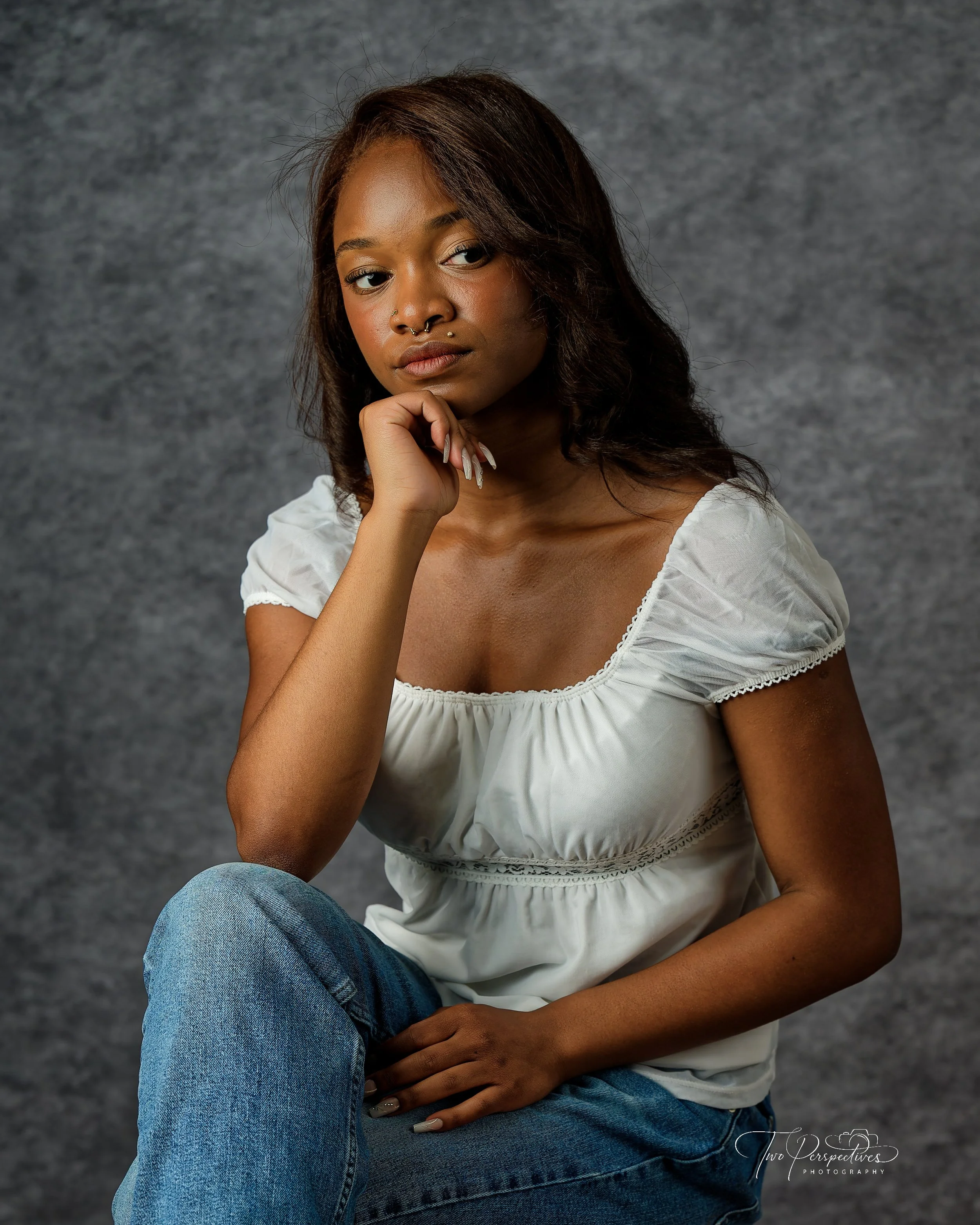 Female portrait studio session Tucson, AZ