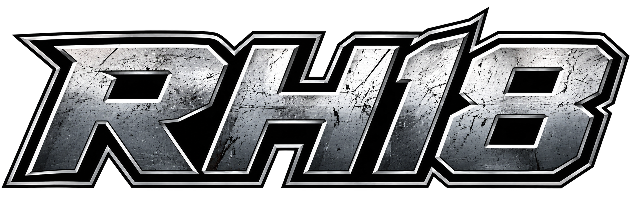 The logo for the video game Call of Duty, featuring metallic, cracked-textured letters outlined in black and white on a black background.  Rhinoceros RH18 Mini excavator